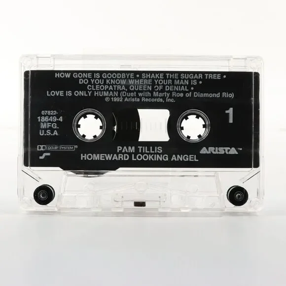 Homeward Looking Angel by Pam Tillis (Cassette Tape, 1992, Arista) 07822-18649-4 - Picture 4 of 6